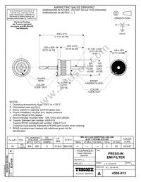 4306-013LF Datasheet Cover