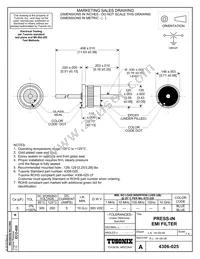 4306-025LF Datasheet Cover