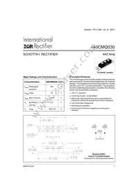 440CMQ030 Datasheet Cover