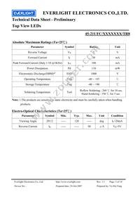 45-21UFC/2829405/TR8 Datasheet Page 3