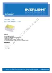 45-21UMC/3033429/TR8 Datasheet Cover