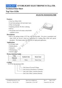 45-21UNC/2528343/TR8 Datasheet Cover