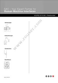 45-2P02.1E10.000 Datasheet Page 2