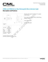 4700A1 Datasheet Cover