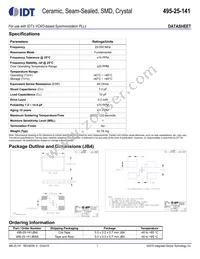 495-25-141JB4I8 Datasheet Cover