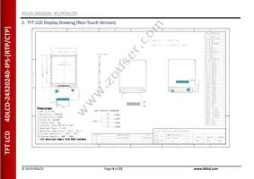 4DLCD-24320240-CTP-IPS Datasheet Page 4