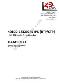 4DLCD-28320240-CTP-IPS Datasheet Cover