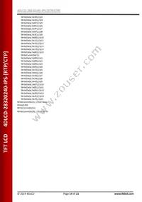 4DLCD-28320240-CTP-IPS Datasheet Page 14