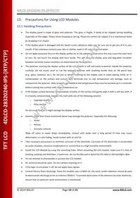 4DLCD-28320240-CTP-IPS Datasheet Page 19