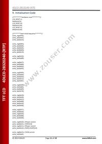 4DLCD-28320240-RTP Datasheet Page 11
