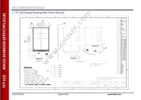 4DLCD-35480320-CTP-CLB Datasheet Page 4