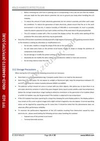 4DLCD-43480272-CTP-CLB Datasheet Page 19