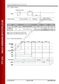 4DLCD-50800480-CTP Datasheet Page 15