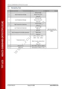 4DLCD-50800480-CTP Datasheet Page 17