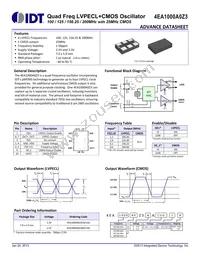 4EA1000A0Z3BACUGI8 Datasheet Cover