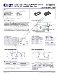 4EA1250A0Z3BACUGI8 Datasheet Cover