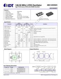 4MA148500Z4BACUGI8 Datasheet Cover