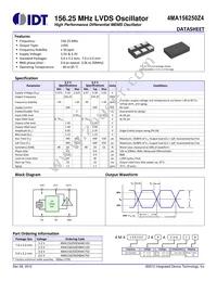 4MA156250Z4BACUGI8 Datasheet Cover