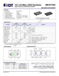 4MA161133Z4BACUGI8 Datasheet Cover