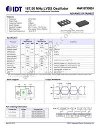 4MA187500Z4BACUGI8 Datasheet Cover