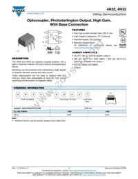 4N32 Datasheet Cover