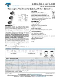 4N35-X019T Datasheet Cover