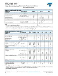 4N36 Datasheet Page 2