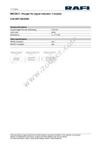 5.05005.1822200 Datasheet Cover