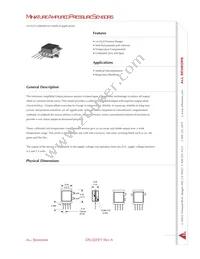 5 CMH2O-D1-P4V-MINI Datasheet Cover