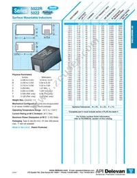 5022R-105J Datasheet Cover