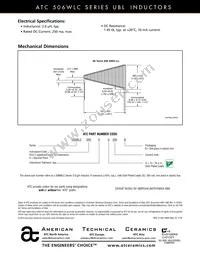 506WLC2R0KG250B Datasheet Page 2