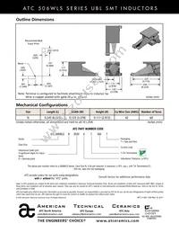 506WLSN3R30KT350T Datasheet Page 2