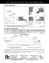 506WLSN6R00KT236T Datasheet Page 2