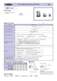 50SEV0.1M4X5.5 Datasheet Cover