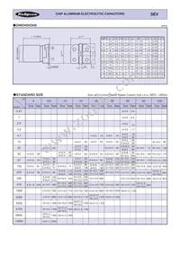 50SEV0.1M4X5.5 Datasheet Page 2