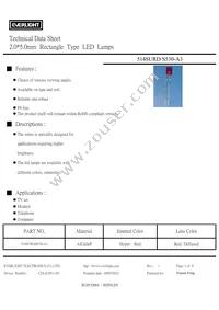 514SURD/S530-A3 Datasheet Cover