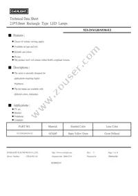 523-2SYGD/S530-E2 Datasheet Cover