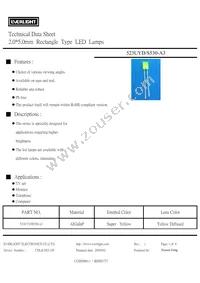 523-2UYD/S530-A3 Datasheet Cover