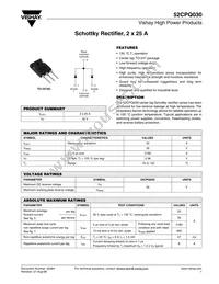 52CPQ030 Datasheet Cover