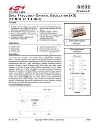 532QC000809DG Datasheet Cover