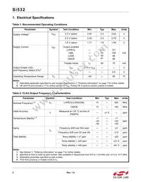 532QC000809DG Datasheet Page 2