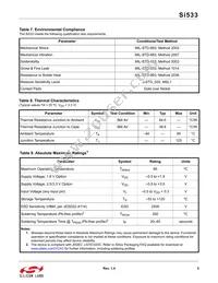 533BA000877DG Datasheet Page 5