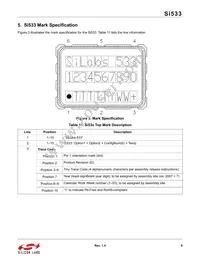 533BA000877DG Datasheet Page 9