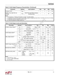 534MC000260DG Datasheet Page 3