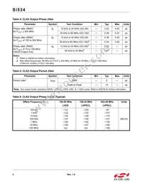 534MC000260DG Datasheet Page 4