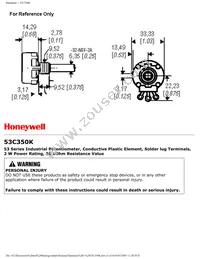 53C350K Datasheet Page 3