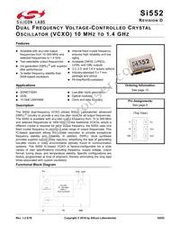 552EJ000359DG Datasheet Cover