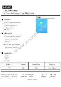 573GD Datasheet Cover