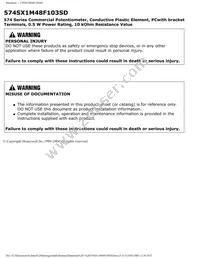 574SX1M48F103SD Datasheet Page 3