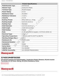 574SX1M48F503SD Datasheet Page 2